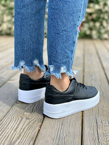 Nike Air Force 1 Sage Low Black White ID