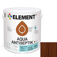 Антисептик для дерева ELEMENT AQUA ANTISEPTIK, Орех 0,75л