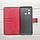 Чохол Сroco для Xiaomi Redmi 12C книжка з візитницею Червоний, фото 2