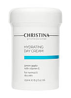 Christina Hydrating Day Cream Green Apple + Vitamin E - Увлажняющий дневной крем с яблоком и витамином Е 250мл