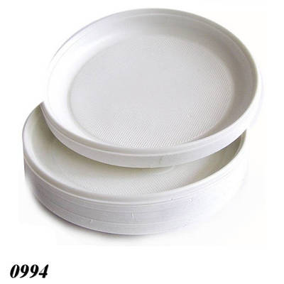 Тарілка одноразова десертна Супер 165 мм (100шт)