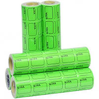 Від 4 шт. Цінник маленький 3,0х2,0 см "Ціна" з рамкою  зелений 100 шт. купити дешево оптом в інтернет-магазині