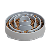 Миска-лабиринт для собак Outward Hound Fun Feeder Slo-Bowl серая 20,2 см