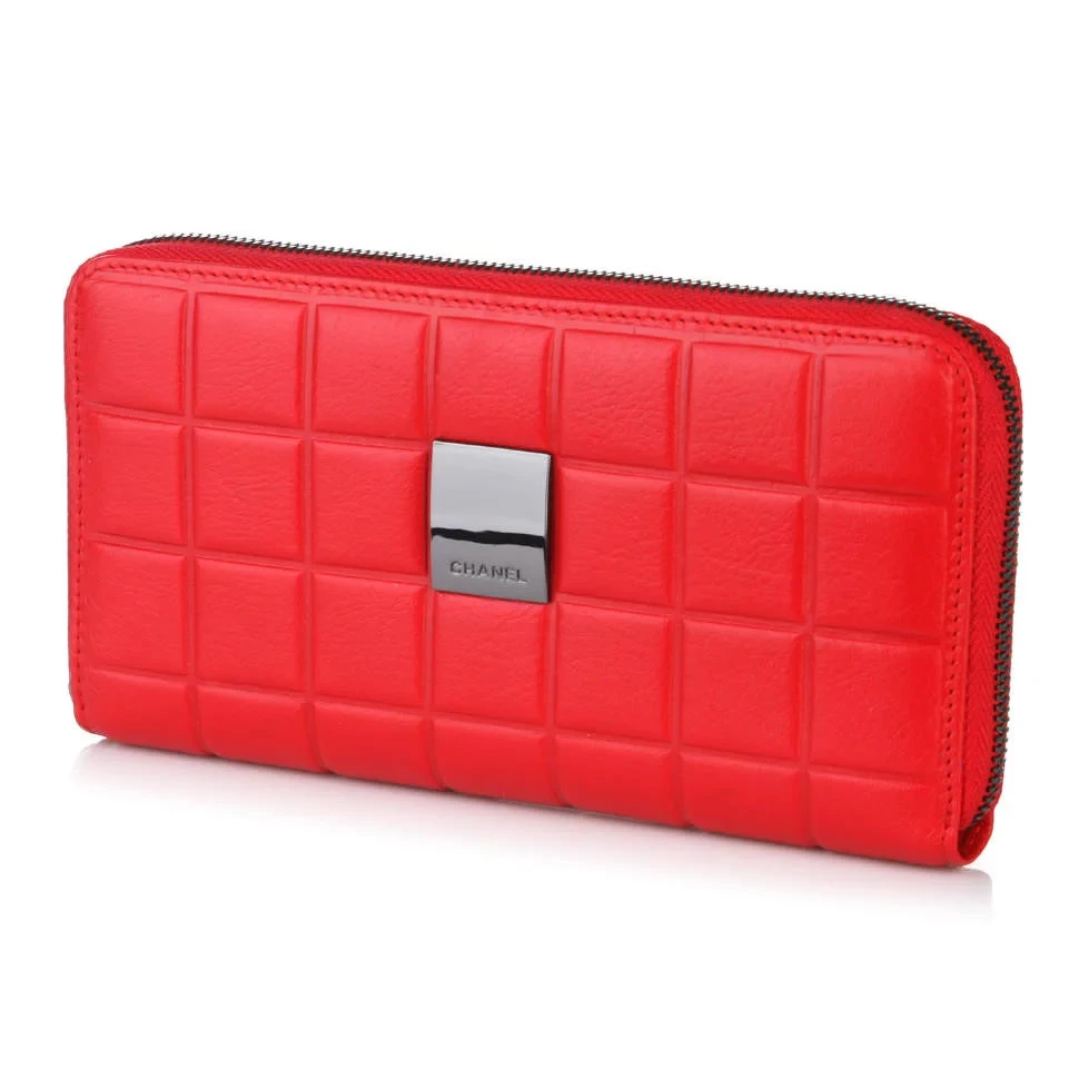 Гаманець жіночий шкіряний червоний Cnanel 742 RED