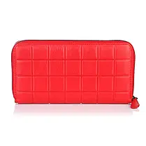 Гаманець жіночий шкіряний червоний Cnanel 742 RED, фото 4