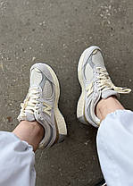 Жіночі Кросівки New Balance 2002R Grey Beige / Нью Беланс 2002Р Сірі з Бежевим, фото 6