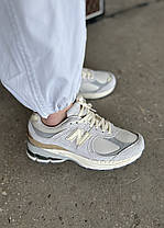 Жіночі Кросівки New Balance 2002R Grey Beige / Нью Беланс 2002Р Сірі з Бежевим, фото 3