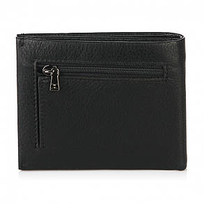 Затискач для грошей шкіряний чорний HASSION M 020-239 A BLACK, фото 3