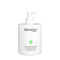 Гель для умывания с экстрактом алоэ Bioaqua Aloe Vera Amino Acids Purifying Cleanser, 500 мл