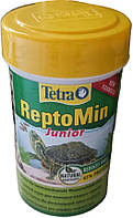 Tetra ReptoMin Junior Сухой корм Джуниор в палочках для молодых водоплавающих черепах,100 мл (258853)