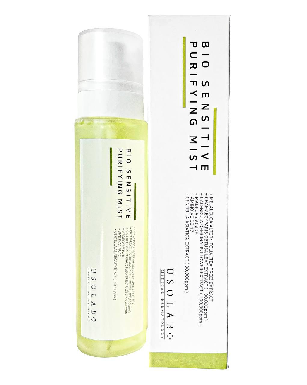 Usolab Bio Sensitive Purifying Mist - Заспокійливий міст-тонер з чайним деревом, 150 мл