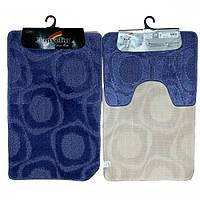 Набір килимків у ванну CLASSIC 50*80/40*50см D.Blue 161 Banyolin