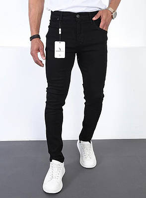 Джинси чоловічі Willmen Jeans 29-36 арт.1499, 34, Чорний