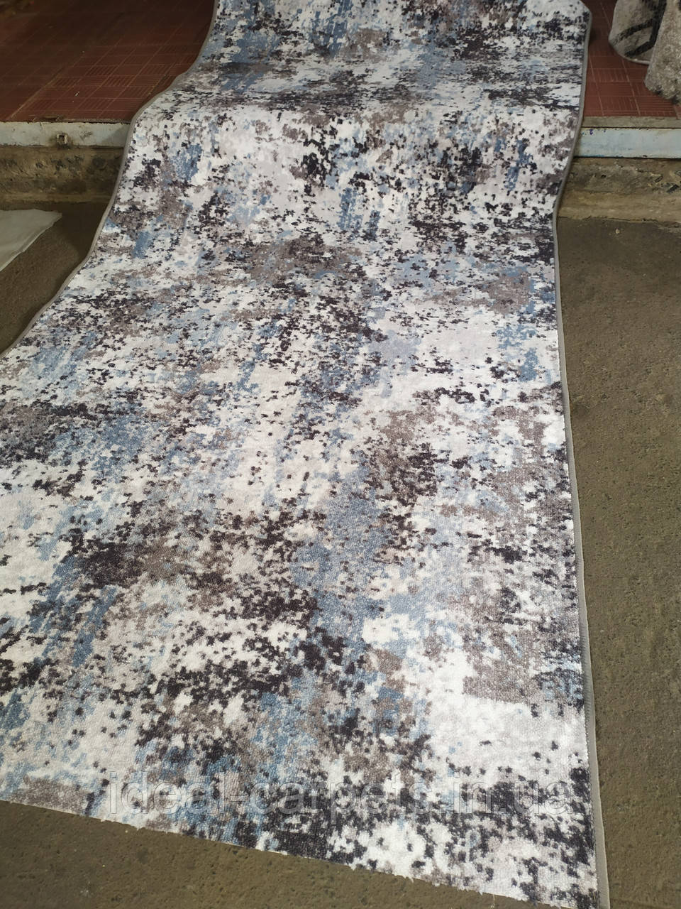 Доріжка безворсова Flex 0392 Grey Прогумована Без ворсу