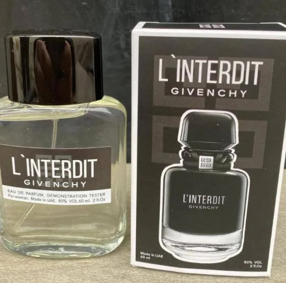 Мінітестер duty free 60 ml givenchy l'interdit eau de parfum intense, живище інтердитінтенс