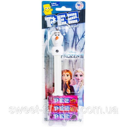Диспенсер Pez Frozen Olaf 24g