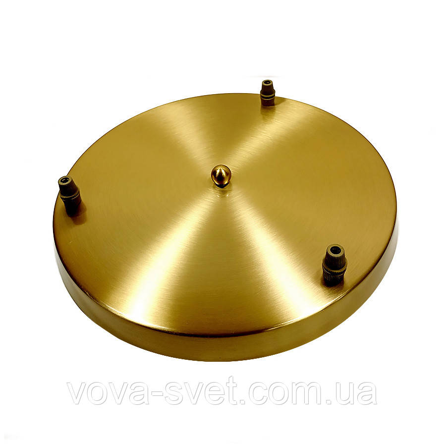 Стельове кріплення на 3 отвори (Велике 300 мм.) PREMIUM  (Antique Gold)