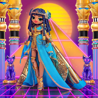 Колекційна лялька ЛОЛ ОМГ Клеопатра LOL Surprise OMG Fierce Fashion Dol Cleopatra