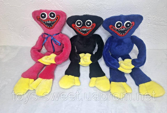 Мягкая игрушка Хаги Ваги чёрный/ Poppy Playtime, 40 cм (ID#1904869164 ...