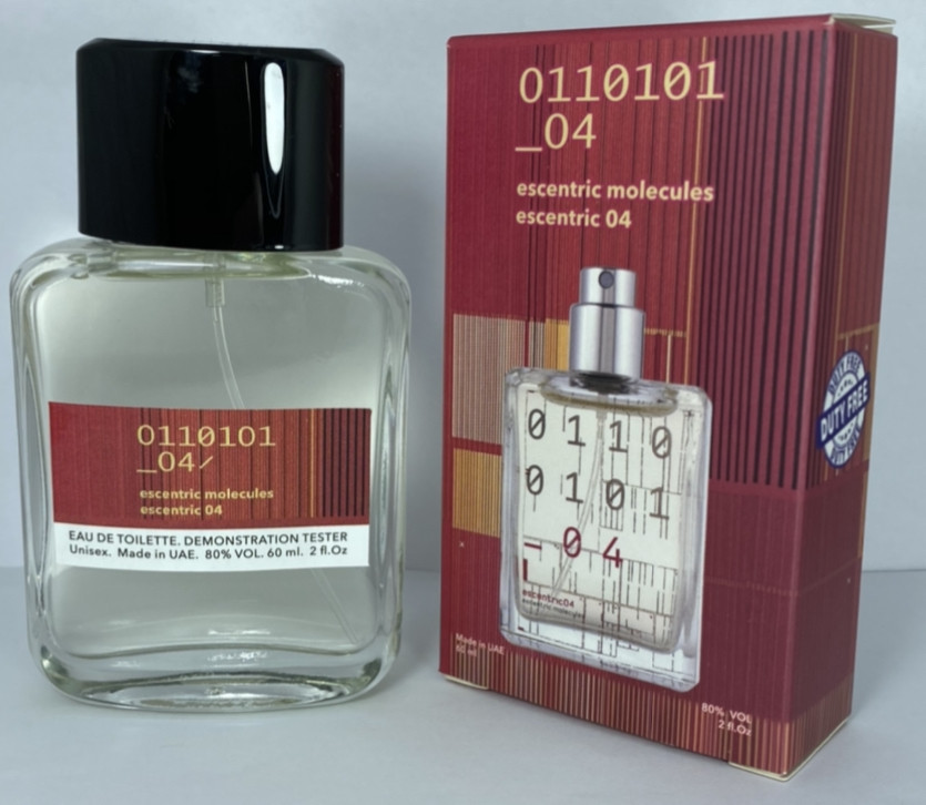 Мінітестер duty free 60 ml escentric molecules escentric 04, молекула ексцентрик 04