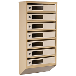 Ящик поштовий багатосекційний ЯП07С (бежевий)