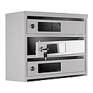 Ящик поштовий багатосекційний ЯП08С (сірий), фото 3