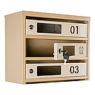 Ящик поштовий багатосекційний ЯП07D (бежевий), фото 2