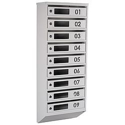 Ящик поштовий багатосекційний ЯП09D (сірий)