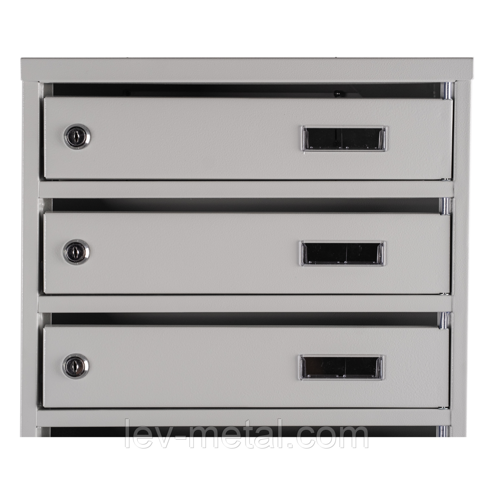 Ящик почтовый многосекционный ЯП07А (серый) - фото 4 - id-p1848192223