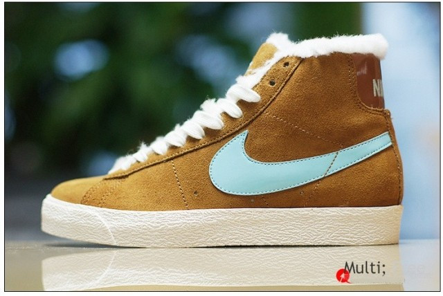 Кросівки жіночі зимові Nike Blazer / WNTR-145