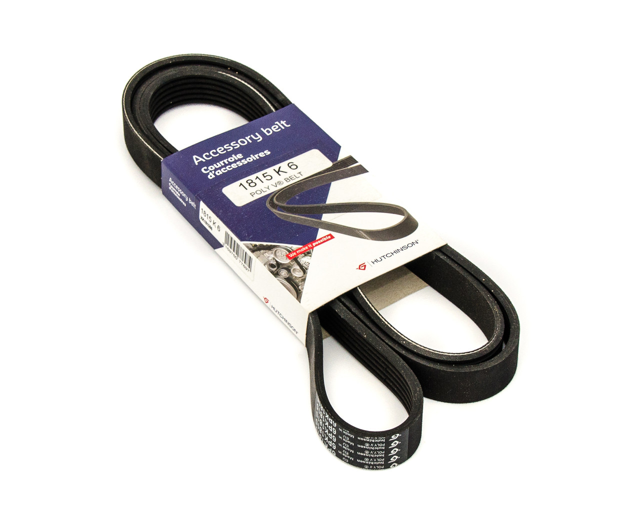 Поліклиновий ремінь на Renault Logan I 2004->2012 1.6 16V — Hutchinson - 1815 K 6, фото 1