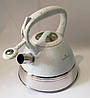 Чайник зі свистком Edenberg EB-8827-White 3 л білий, фото 3