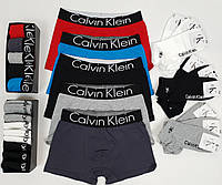 Calvin Klein Мужской подарочный набор трусы носки 5шт и 18 пар Кельвин Кляйн Боксеры трусы и низкие носки