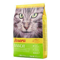 Сухий корм Josera SensiCat 10 кг для дорослих кішок з чутливим травленням качка і індичка