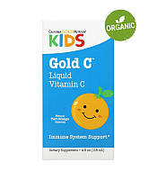 California Gold Nutrition, витамин C в жидкой форме для детей, класса USP, со вкусом терпкого апельсина, 118 м