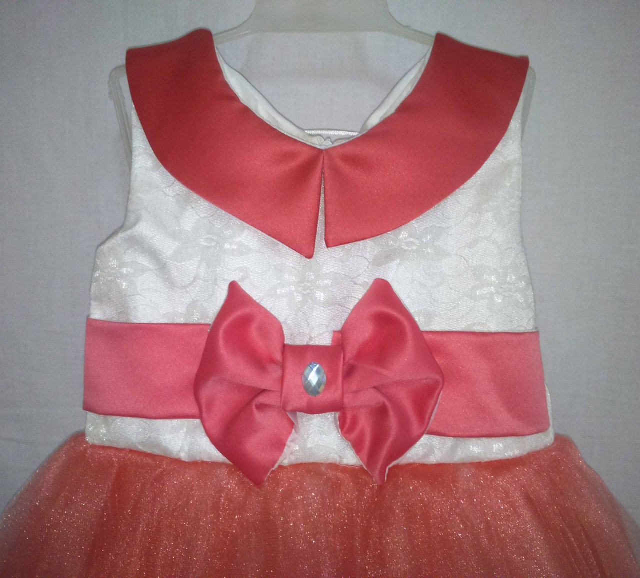 Нарядное розовое платье на девочку 3 лет - фото 3 - id-p330981378