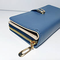 Жіночий гаманець на блискавці та вітділами для карток 131, фото 4