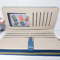 Жіночий гаманець на блискавці та вітділами для карток 131, фото 5