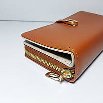 Жіночий гаманець на блискавці та вітділами для карток 131, фото 4