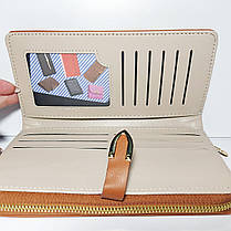 Жіночий гаманець на блискавці та вітділами для карток 131, фото 5