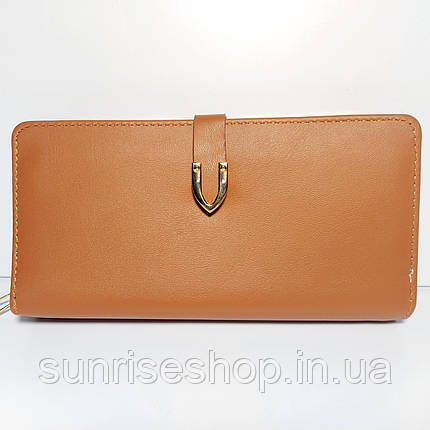 Жіночий гаманець на блискавці та вітділами для карток 131, фото 1