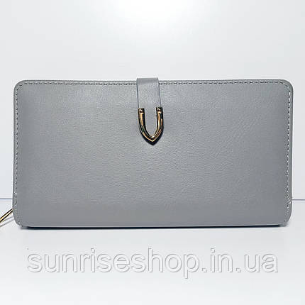 Жіночий гаманець на блискавці та вітділами для карток 131, фото 1