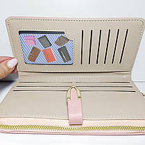 Жіночий гаманець на блискавці та вітділами для карток 131, фото 5