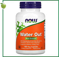 Water Out, водний баланс, 100 вегетаріанських капсул, NOW Foods, США