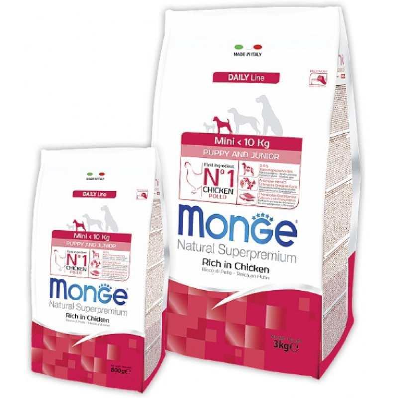 Monge Mini Puppy & Junior Сухий корм для цуценят маленьких порід з куркою 800г