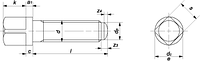 ВИНТ С КВАДРАТНОЙ ГОЛОВКОЙ DIN 480