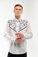 Мужская вышитая рубашка "Знахидка" белая 2KOLYORY (2K4065) L 48