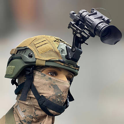 ПНБ, Монокуляр нічного бачення Spina optics PVS-14, 3х28, цифровий, 200 м, 850 нм, кріплення на шолом + на Пікатінні, фото 1