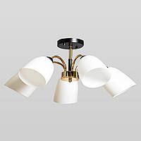 Люстра потолочная 5-nb ламповая для кухни, спальни, коридора SC-9109/5 FG+BK