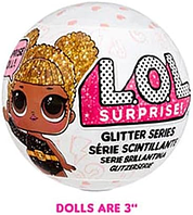 L.O.L. lol glitter Surprise Куклы сюрприз в шаре блестящая серия Dolls